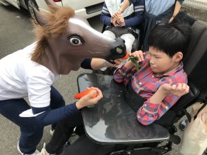 人参収穫リレー