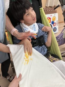 こいのぼり制作①