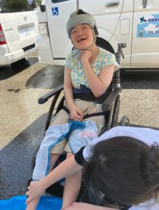 お水遊び④